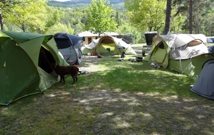 Campement au camping municipal de Guillestre (super accueil , je conseil ce camping)